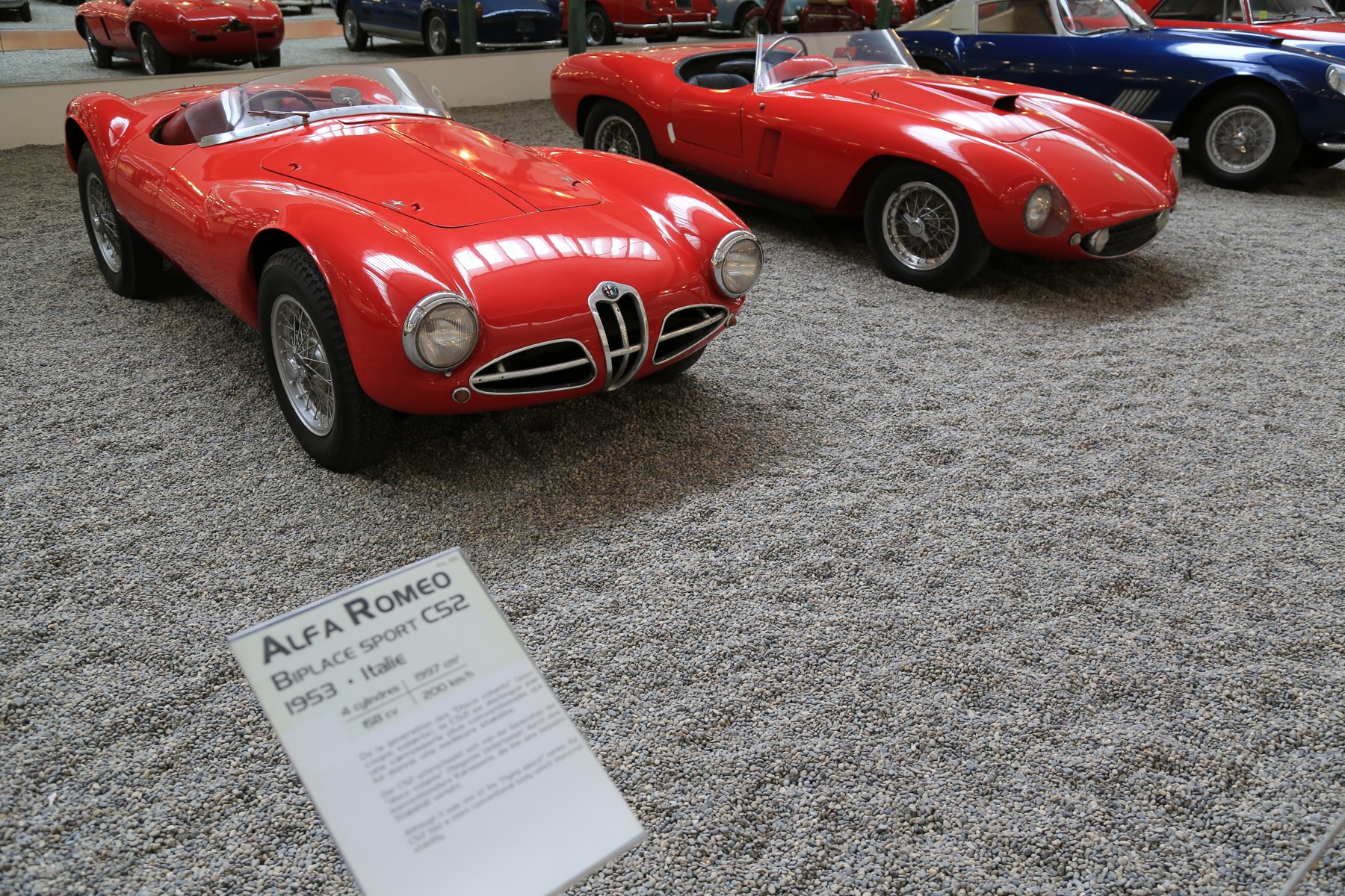 Alfa Romeo C52 Disco Volante Fianchi Stretti at the automobile museum in Mulhouse, photographed in 2014; the narrow-body spider.
