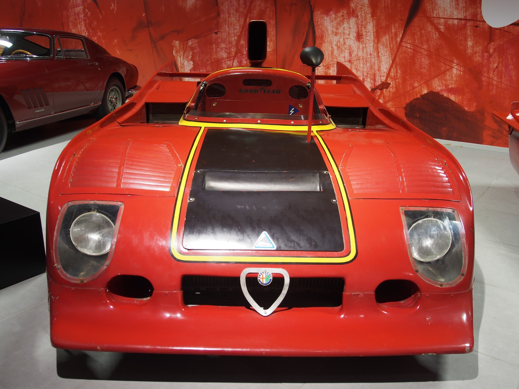 Naturally aspirated three-litre Alfa Romeo 33 SC 12 at the Louwman Museum, January 2017; museum identifies its example as 1976.