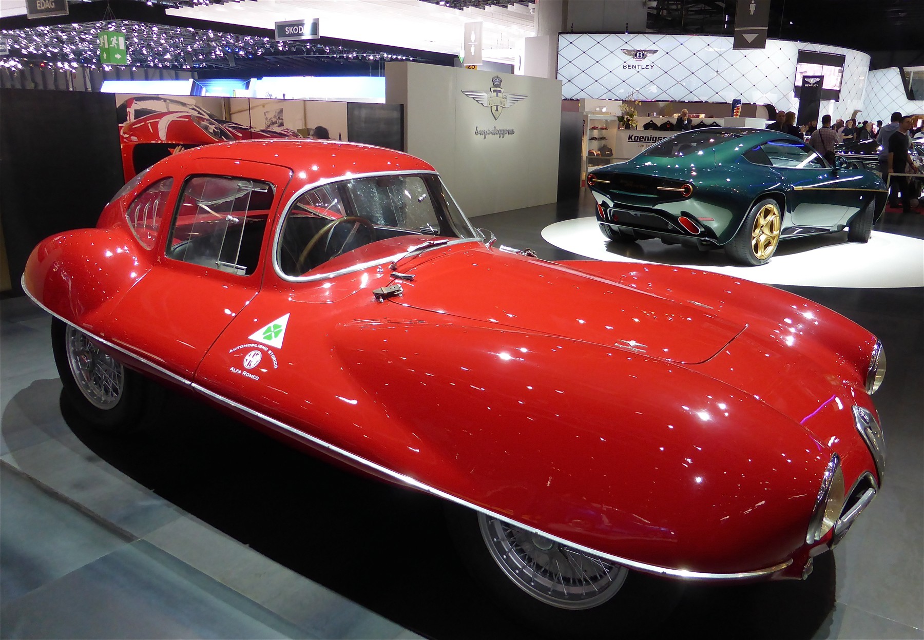 Original C52 Disco Volante coupe prototype photographed in 2014; closed Touring bodywork.
