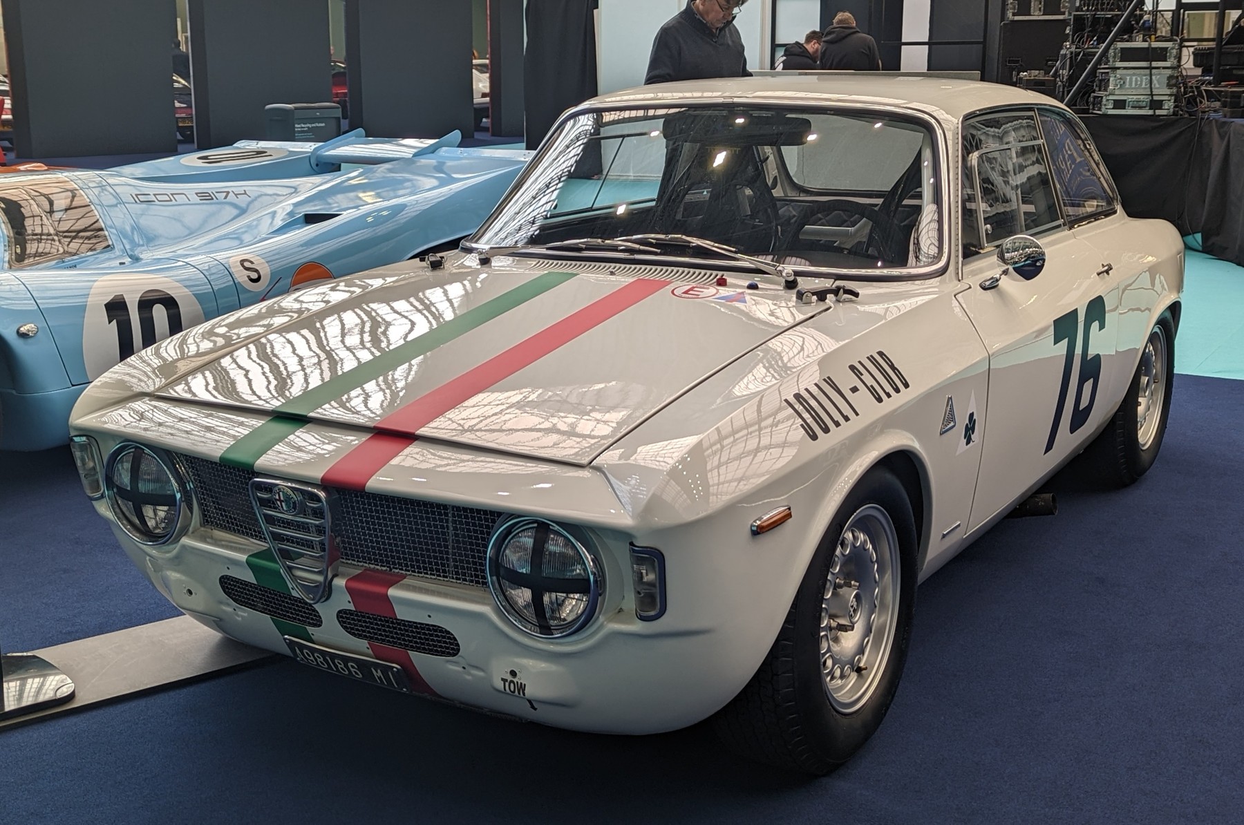 Alfa Romeo Giulia Sprint GTA photographed in February 2023; the source identifies the named GTA model.