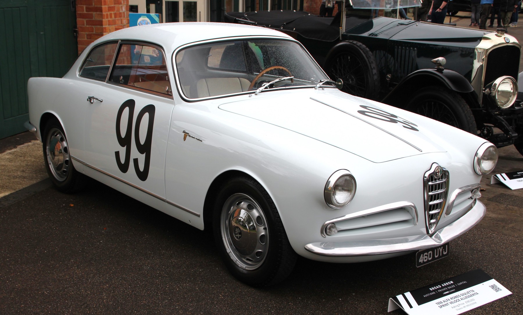1956 Alfa Romeo Giulietta Sprint Veloce Alleggerita at the October 2024 Bicester Scramble.
