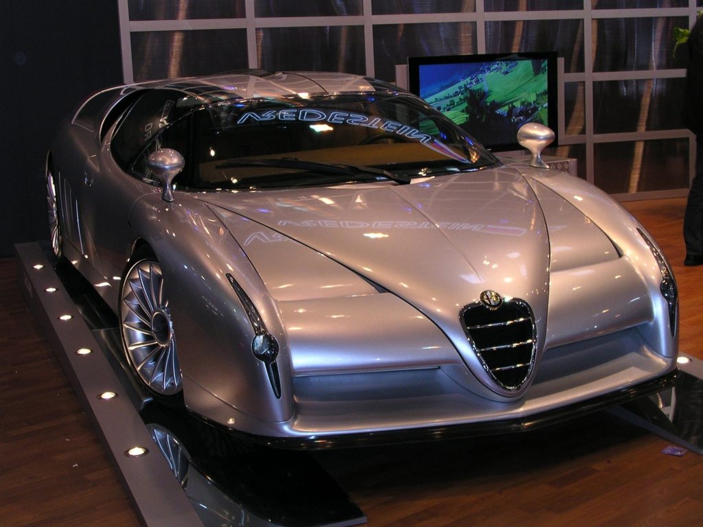 1997 Alfa Romeo Scighera road concept at Essen Motor Show, December 2004; separate from Scighera GT.